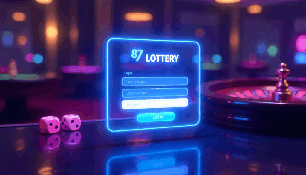 87 lottery login